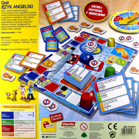 Mały Geniusz, Quiz - język angielski