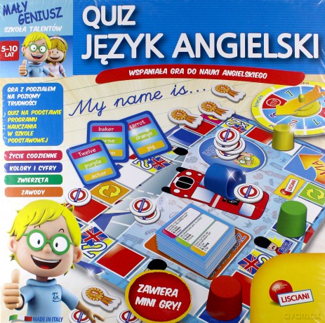 Mały Geniusz, Quiz - język angielski