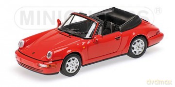 Porsche 911 Carrera 2 Cabriolet 1990 (red)