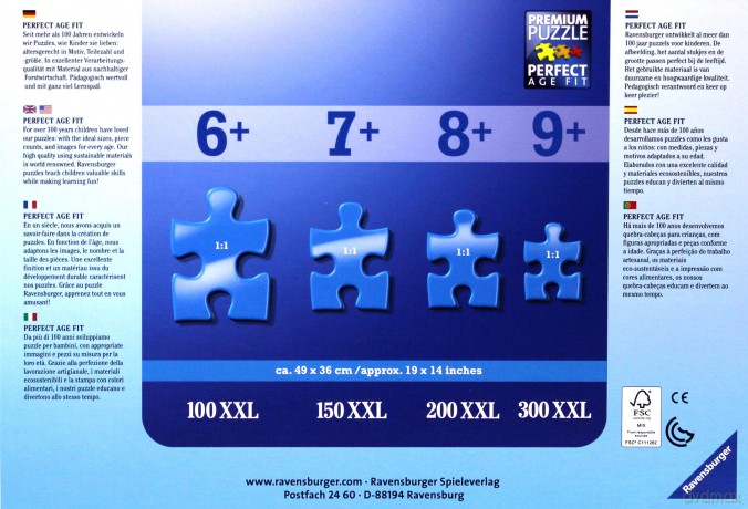 RAVENSBURGER 100 el. Trolle [PUZZLE]