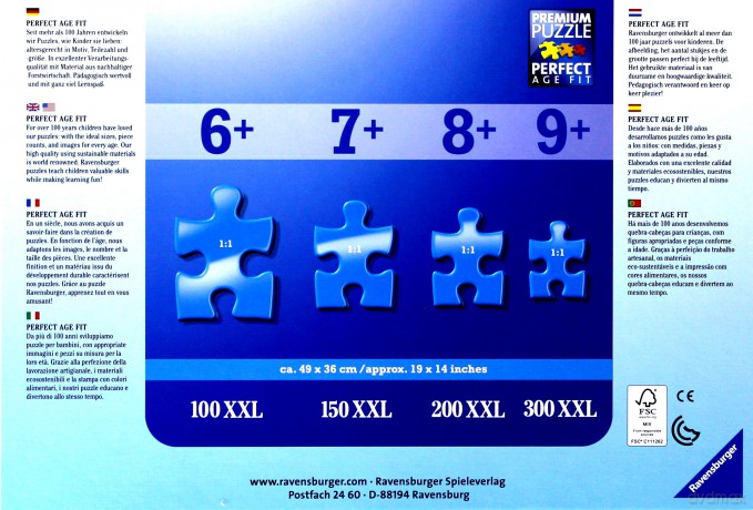 RAVENSBURGER 100 el. XXL Gdzie jest Dory [PUZZLE]