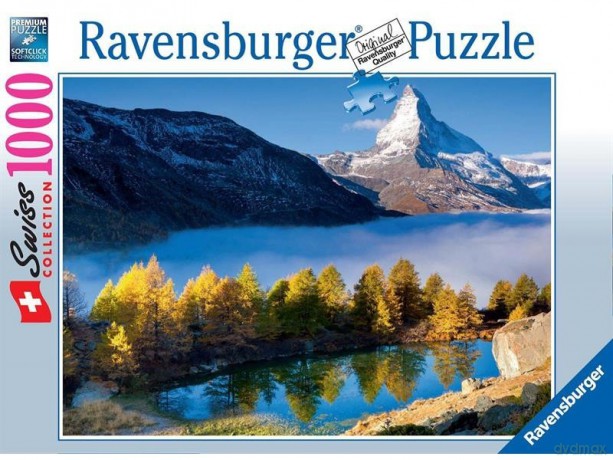 RAVENSBURGER 1000 el. Jezioro i szczyt [PUZZLE]