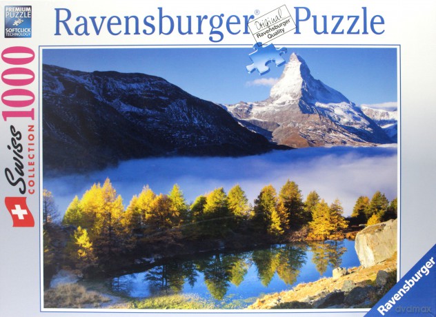 RAVENSBURGER 1000 el. Jezioro i szczyt [PUZZLE]