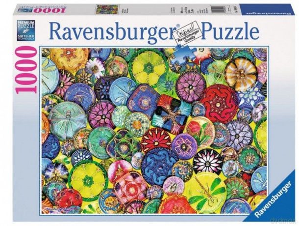 RAVENSBURGER 1000 el. Kolorowe Guziki [PUZZLE]