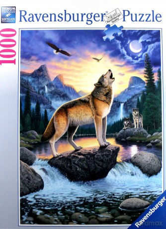 RAVENSBURGER 1000 el. Wyjący wilk [PUZZLE]