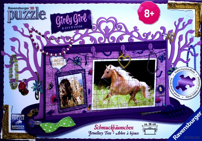 RAVENSBURGER 108 el. Organizer na biurko Konie [PUZZLE]
