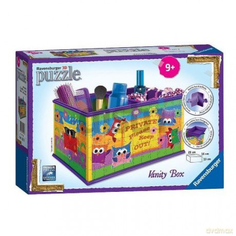 RAVENSBURGER 216 el. Kuferek na skarby sowy [PUZZLE]