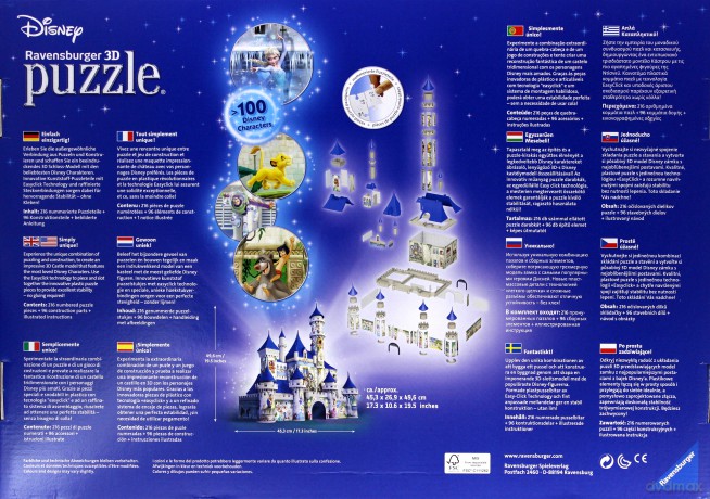 RAVENSBURGER 216 el. Zamek Disneya [PUZZLE]