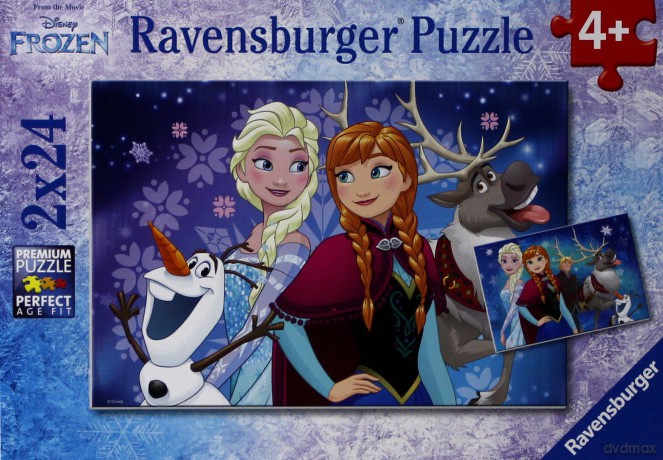 RAVENSBURGER 2X24 el. Frozen - Zorza polarna [PUZZLE]