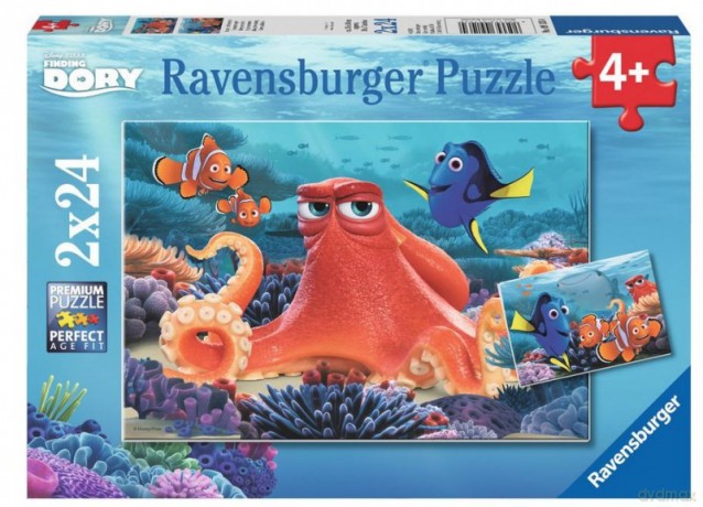 RAVENSBURGER 2x24 el. Gdzie jest Dory [PUZZLE]