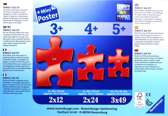 RAVENSBURGER 2x24 el. Gdzie jest Dory [PUZZLE]