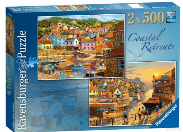 RAVENSBURGER 2x500 el. Odpływ [PUZZLE]