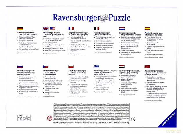 RAVENSBURGER 4x100 el. Trolle [PUZZLE]