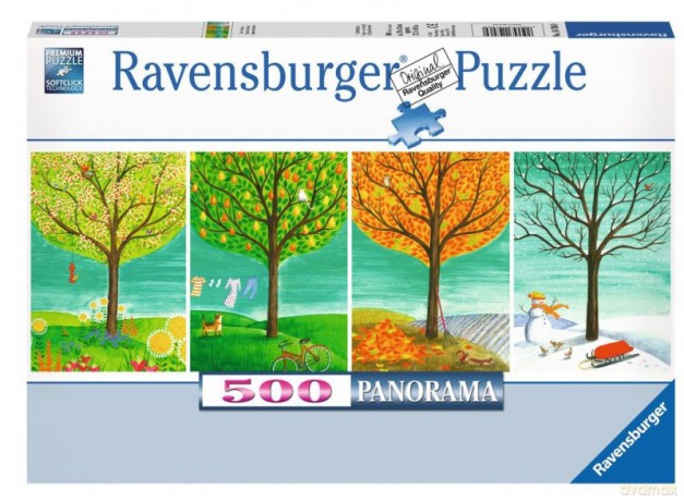 RAVENSBURGER 500 el. Cztery pory roku [PUZZLE]