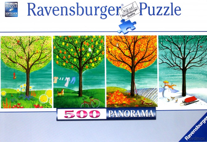 RAVENSBURGER 500 el. Cztery pory roku [PUZZLE]