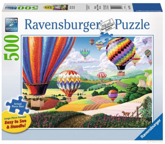 RAVENSBURGER 500 el. Lśniące balony [PUZZLE]