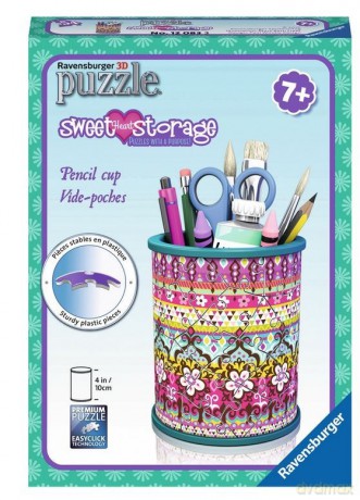 RAVENSBURGER 54 el. Przybornik Sweet Heart Storage [PUZZLE]