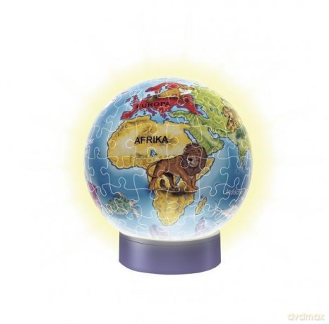 RAVENSBURGER 72 el. Podświetlany globus [PUZZLE]