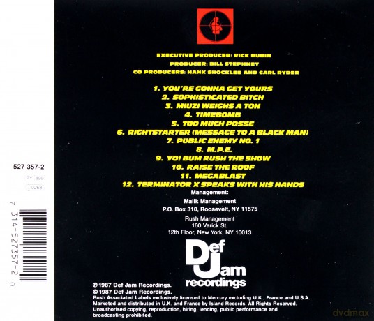 Public Enemy: Yo! Bum Rush The Snow [CD]