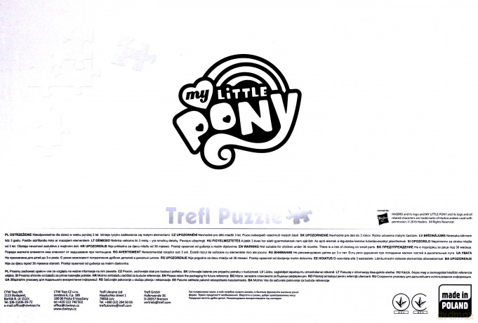 TREFL 50 el. My Little Pony zabawy z ksiezniczką Celestią [PUZZLE]