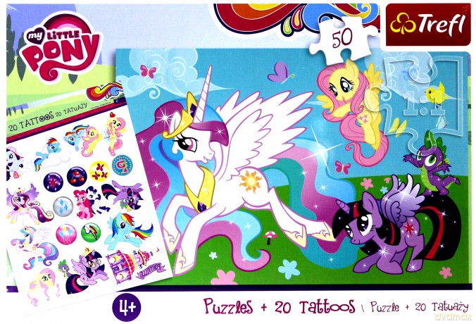 TREFL 50 el. My Little Pony zabawy z ksiezniczką Celestią [PUZZLE]