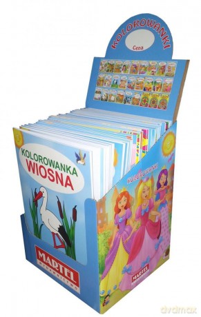 60 kolorowanek A4 - displey [KSIĄŻKA]