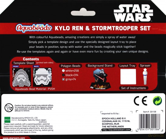 Aquabeads Star Wars Kylo Ren i Stormtrooper (Gwiezdne Wojny)