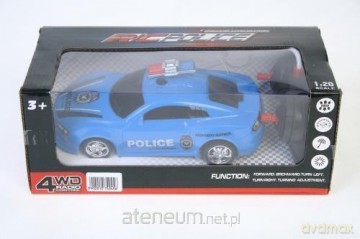 Auto zadlanie sterowane policja