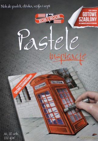 Blok Inspiracje 2 - Pastele A4/20 arkuszy 220 g