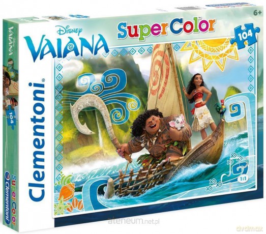 CLEMENTONI 104 el. Skarb Oceanu - Moana [PUZZLE]