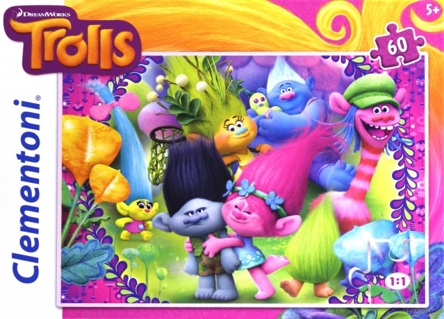 CLEMENTONI 60 el. Trolls [PUZZLE]