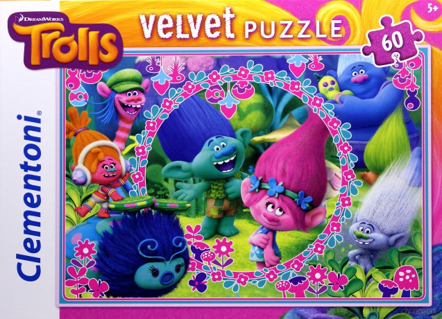 CLEMENTONI 60 el. Velvet Trolls [PUZZLE]