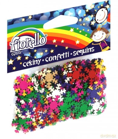 Confetti śnieżynka