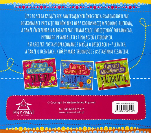 Ćwiczenia grafomotoryczne. Szlaczki cz. 2 [KSIĄŻKA]