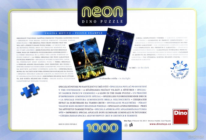 DINO 1000 el. Neon Tower Bridge [PUZZLE]