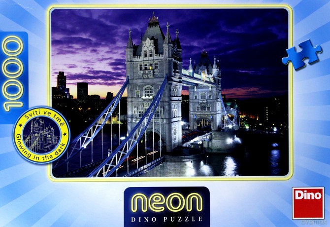 DINO 1000 el. Neon Tower Bridge [PUZZLE]