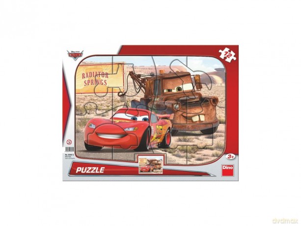 DINO 12 el. Ramkowe Auta: Zygzak i Złomek [PUZZLE]