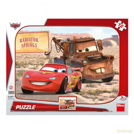 DINO 12 el. Ramkowe Auta: Zygzak i Złomek [PUZZLE]