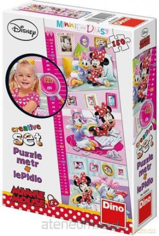 DINO 150 el. z miarką Minnie [PUZZLE]