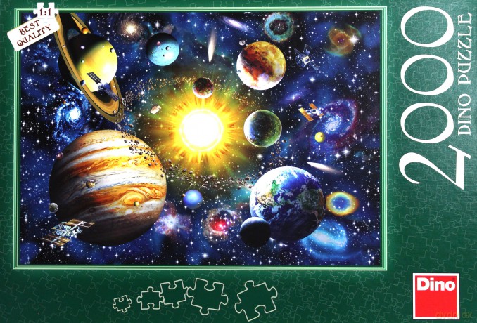 DINO 2000 el. Układ słoneczny [PUZZLE]