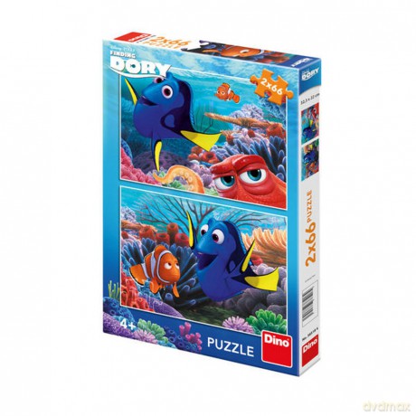 DINO 2x66 el. Dory między koralowcami [PUZZLE]