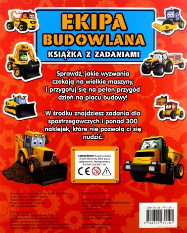 Ekipa budowlana. My first JCB. Książka z zadaniami [KSIĄŻKA]