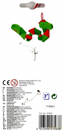 Klocki elastyczne - klaun lub krokodyl