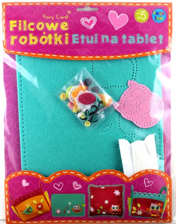 Filcowe Robótki - Etui na tablet z Sową