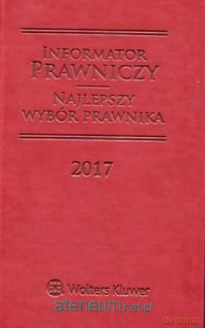 Informator Prawniczy 2017 B6 Najlepszy... bordo [KSIĄŻKA]