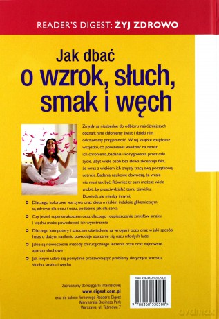 Jak dbać o wzrok, słuch, smak i węch [KSIĄŻKA]