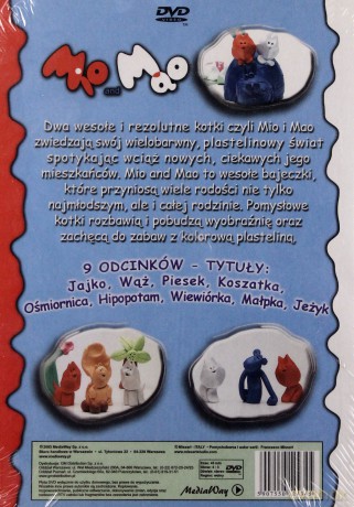 Mio i Mao - niebieski: niezwykłe przygody dwóch wesołych kotków [DVD]