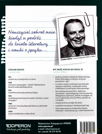 Język polski LO 4 Odkrywamy... Podręcznik zakres podstawowy i rozszerzony [KSIĄŻKA]