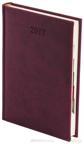 Kalendarz 2017 A5 Vivella z registrami Bordo [KALENDARZ]