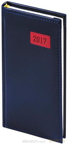 Kalendarz 2017 A6 Tygodniowy przeszywany Panama [KALENDARZ]